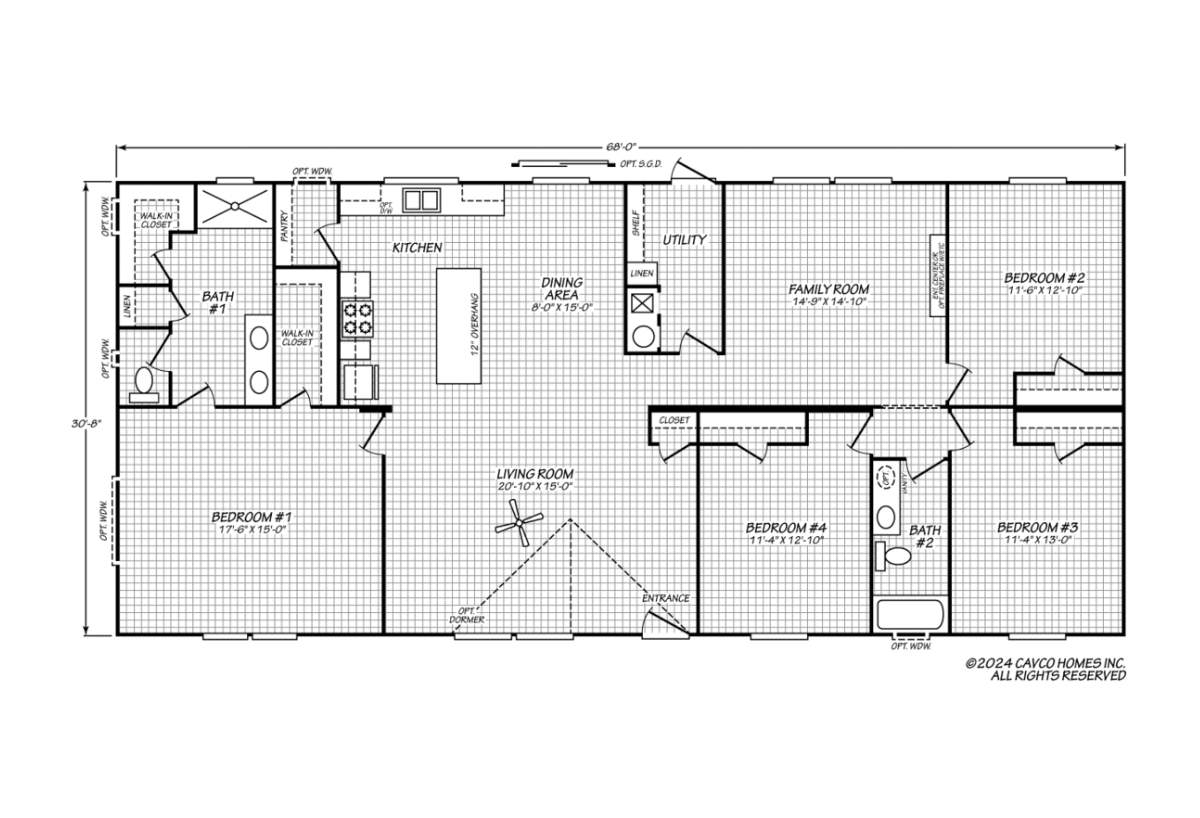 Hidden Shores 32684A floorplan