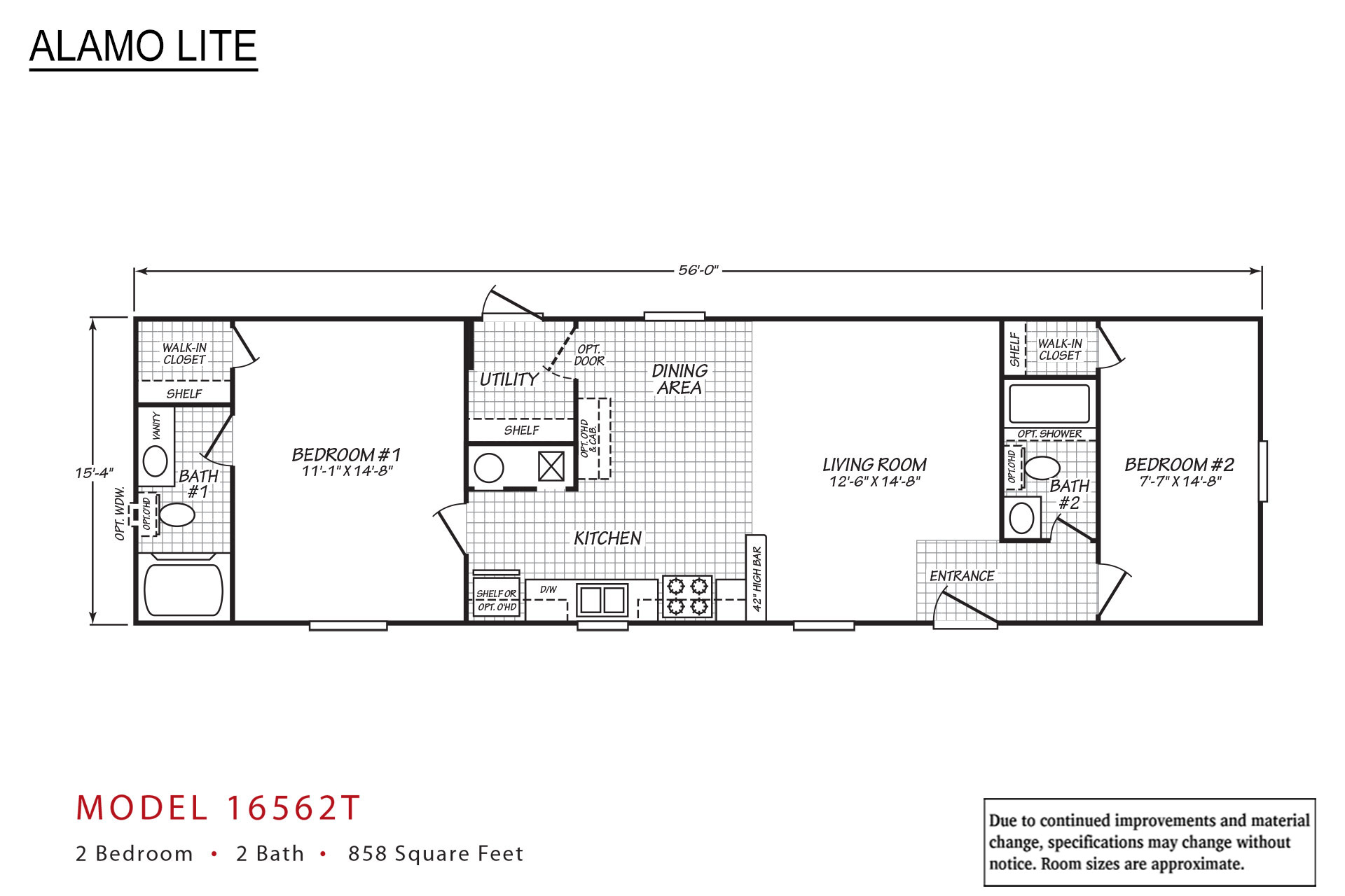 AL-16562T floorplan