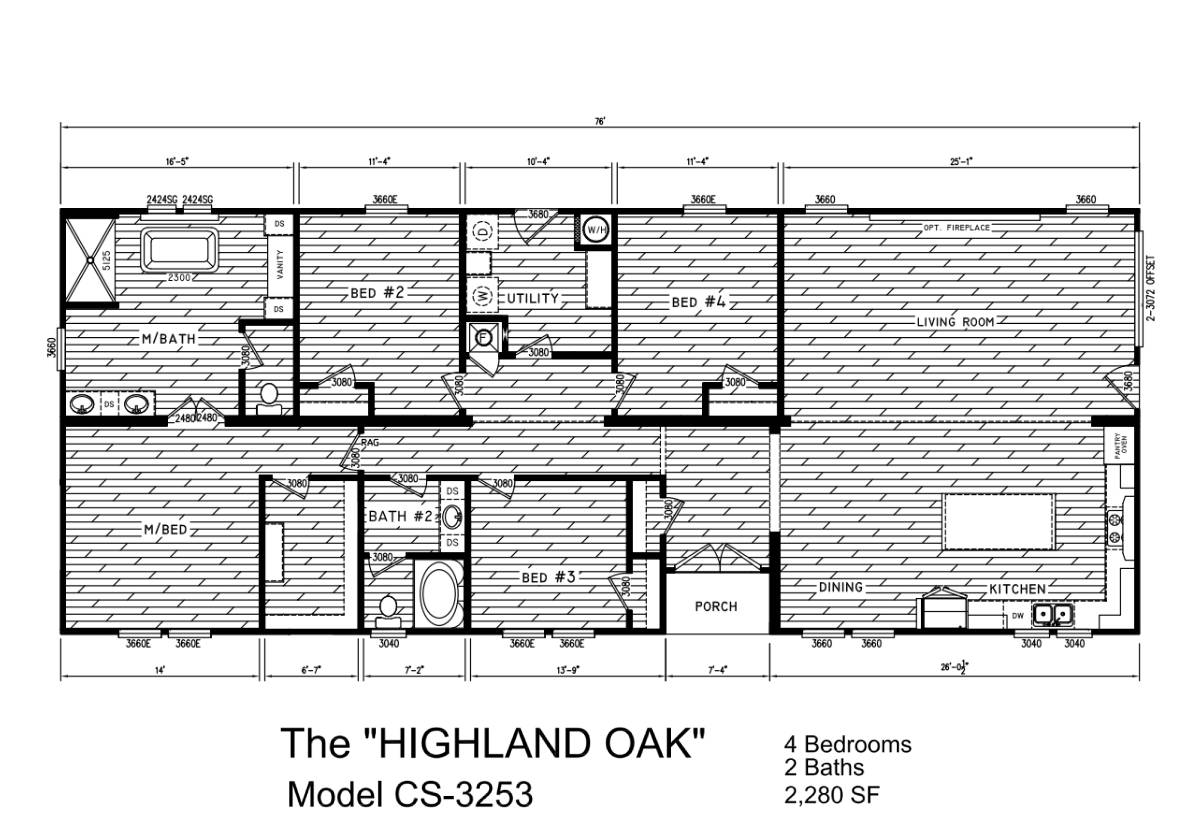 Highland Oak CS-3253