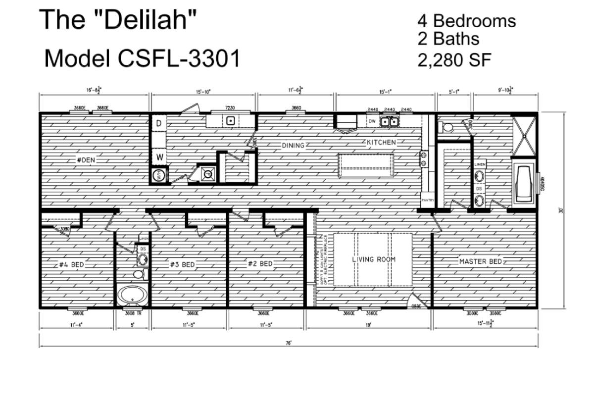 Delilah CSFL-3301