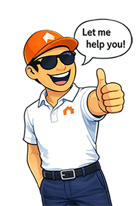Mobile Homey buying assistant character